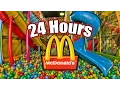 24 HOUR OVERNIGHT in MCDONALDS PLAYPLACE LOCKED IN A MCDONALDS PLAY PLACE OVERNIGHT