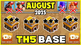 TOP 10 WORLD BEST TH5 War Base With Link Th5 Legend Base With Link Th5 Pushing Base 2025