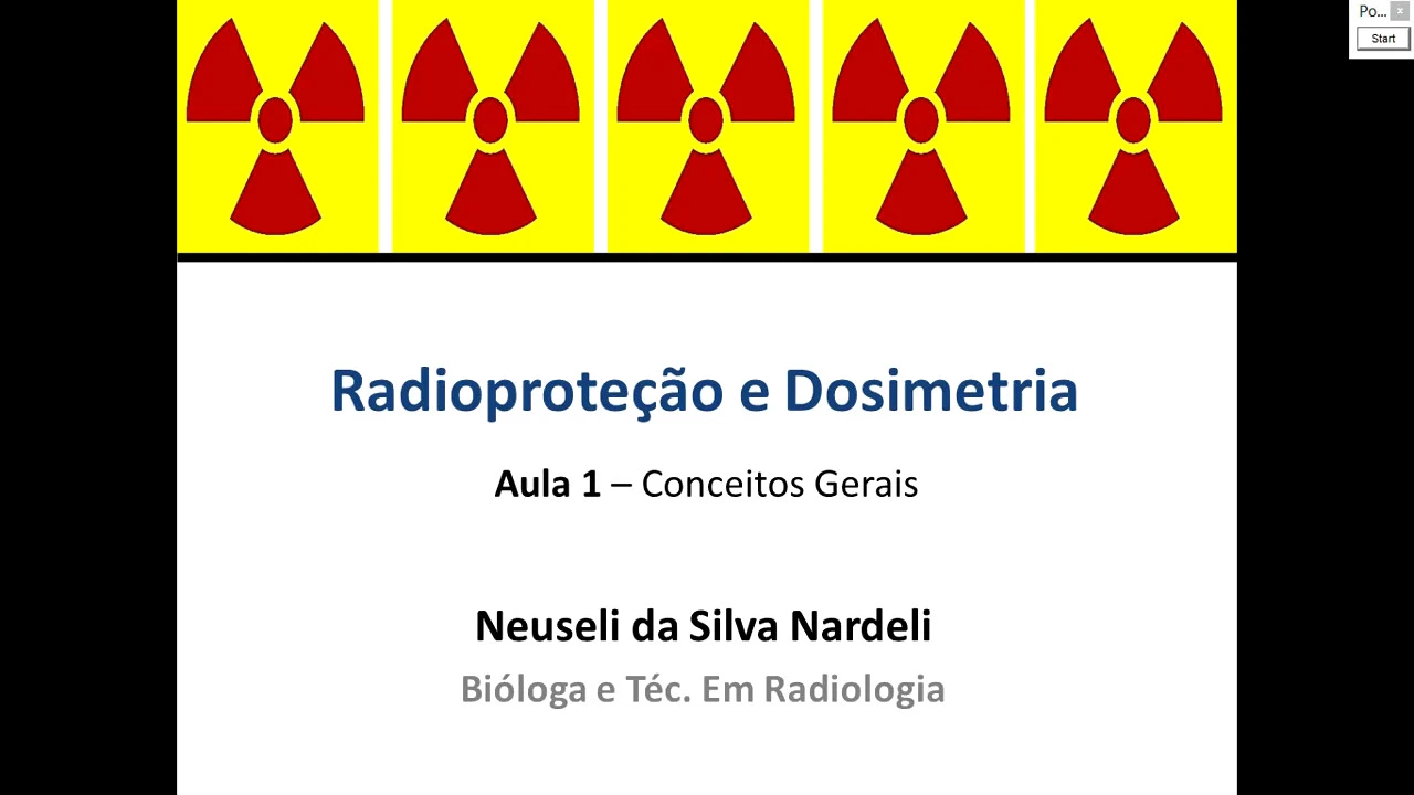 Aula 1 - Radioproteção e Dosimetria - Conceitos Gerais