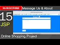 15 Online Shopping project in jsp - Message Us About Eclipse IDE Tomcat Sever MySQL Database