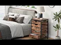 Tribesign 5 Drawer Chest Wood Storage Dresser Cabinet with Wheels - JW0307