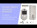 Amazon Basics Electronic Deadbolt