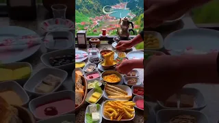 الفطور الملكي في طرابزون اسطنبول تركيا Turkey سفر سياحة Istanbul Fyp طرابزون Reels 