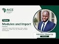 03 Modules and Import