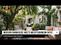 DIY Courtyard Makeover Modern Farmhouse Meets Mediterranean Patio Small Space Big Impact