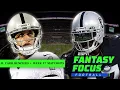 How Derek Carr s benching affects Davante Adams Josh Jacobs Week 17 matchups Fantasy Focus