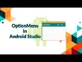 Option menu with sub items handle option menu with item click in Android Studio