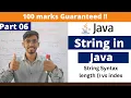 String in Java How to accept a string and the length function for ICSE Computer