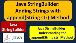 Java StringBuilder Adding Strings with append String str Method Java Tutorial
