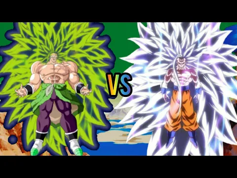 Download MP3 Who is Strongest Goku vs Broly all forms to Infinity #goku #broly #dbs