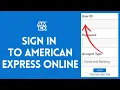 How to Sign in to American Express Online 2024 AMEX Login