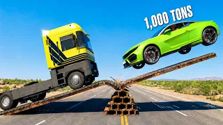 Every Level Makes This Car Heavier – BeamNG.drive