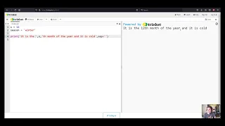 Beginner Print Statements and Variables in Python
