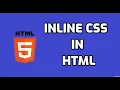 Inline CSS in HTML