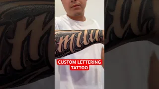 Script Lettering Forearm Tattoo