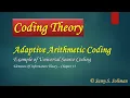 Source Coding 11 - Adaptive Arithmetic Coding