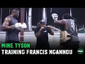 Mike Tyson teaches Francis Ngannou body shot Full Open Workout
