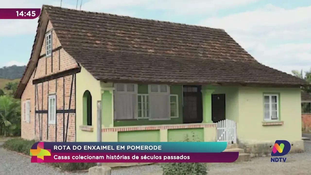 Casas da Rota do Enxaimel colecionam histórias de séculos passados em Pomerode