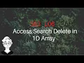 27 S03-L06 Access Search Delete in 1D Array