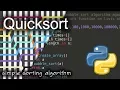 Quicksort Background Python Code