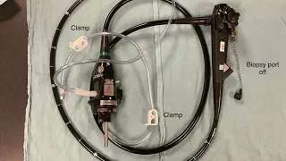 Steps for reprocessing the ERCP scope