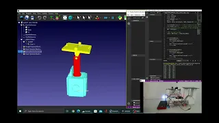 Robodk Python Offline Online programming with Bluetooth and OLED for dual axis solar tracker