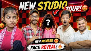     😱 New Team Member Face Reveal! | Finally New Studio Tour 🏠 | @imran.shorts_ 