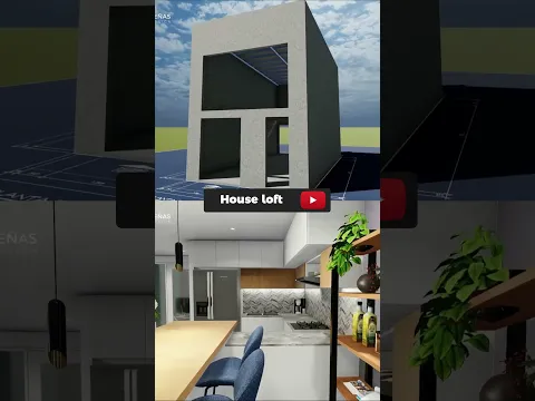Casa loft moderna | Diseño contemporáneo y funcional #casaspequeñas