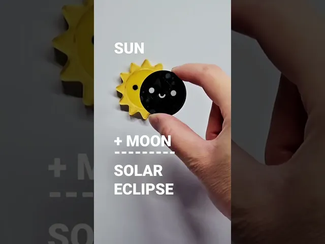 March Magnets - Day 24 #marchmagnets | Cute Moon Magnet video thumbnail