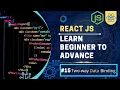 React Js - React Tutorial for Beginners in Hindi Urdu Part-15 Two-Way Data Binding In React
