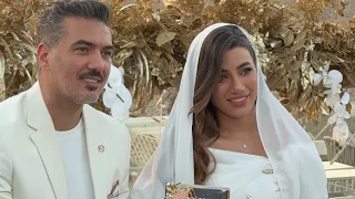 فيديو عقد قرآن الفنانة هايدي موسي والمذيع محمد غانم ومباركة نجوم الفن وأول تعليق من هايدي بنفسها 