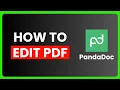 How to Edit PDF in PandaDoc