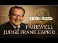 Farewell to the Nicest Judge in the World - Frank Caprio