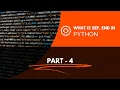 What is Sep End in python