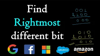 Find rightmost different bit between 2 numbers