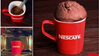 كيك المج بالمايكرويف بنكهة القهوة بدون بيض بدقيقة واحدة جربوه الان 