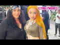 Ice Spice Takes Pics With Fans After Getting Dissed By North West Over Central Cee In New York NY
