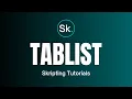 How to Modify the TABLIST with Skript Skripting Tutorials