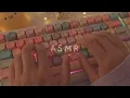 Download Lagu [Cozy ASMR] 1h keyboard typing for sleep, relaxation and focus ☁️