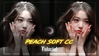 Peach Soft Cc | Peach Soft Cc tutorial on Alight Motion 🔥