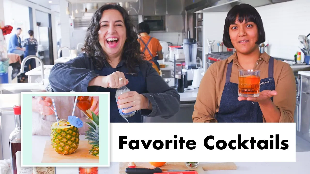 Pro Chefs Make Their Favorite Cocktails (10 Recipes)   Test Kitchen Talks   Bon Apptit