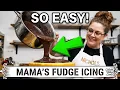 Mama s Stovetop Fudge Icing from Scratch - Homemade Yellow Cake Layers