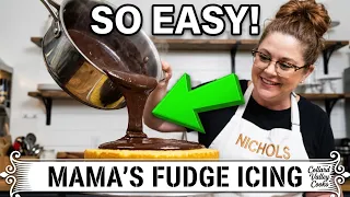 Mama s Stovetop Fudge Icing from Scratch - Homemade Yellow Cake Layers
