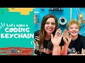 Binary Code Keychain STEM Activity