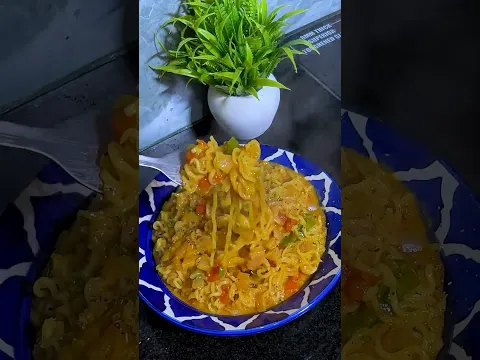 Chilli Garlic Maggi #shorts #youtubeshorts  # #recipe