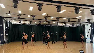 Such a brilliant group dance performance!#dance #ballroomdance #chacha #samba 