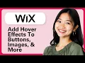 Learn How To Add Hover Effects To Buttons Images And More In Wix