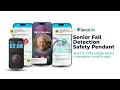 Medical Alert Wearable Device for Elderly Living Alone with Fall Detection GPS Safety Monitoring