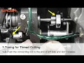 Lagu timing for thread cutting, kinfe cam timing of siruba sewing machine