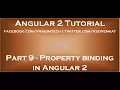 Property binding in Angular 2